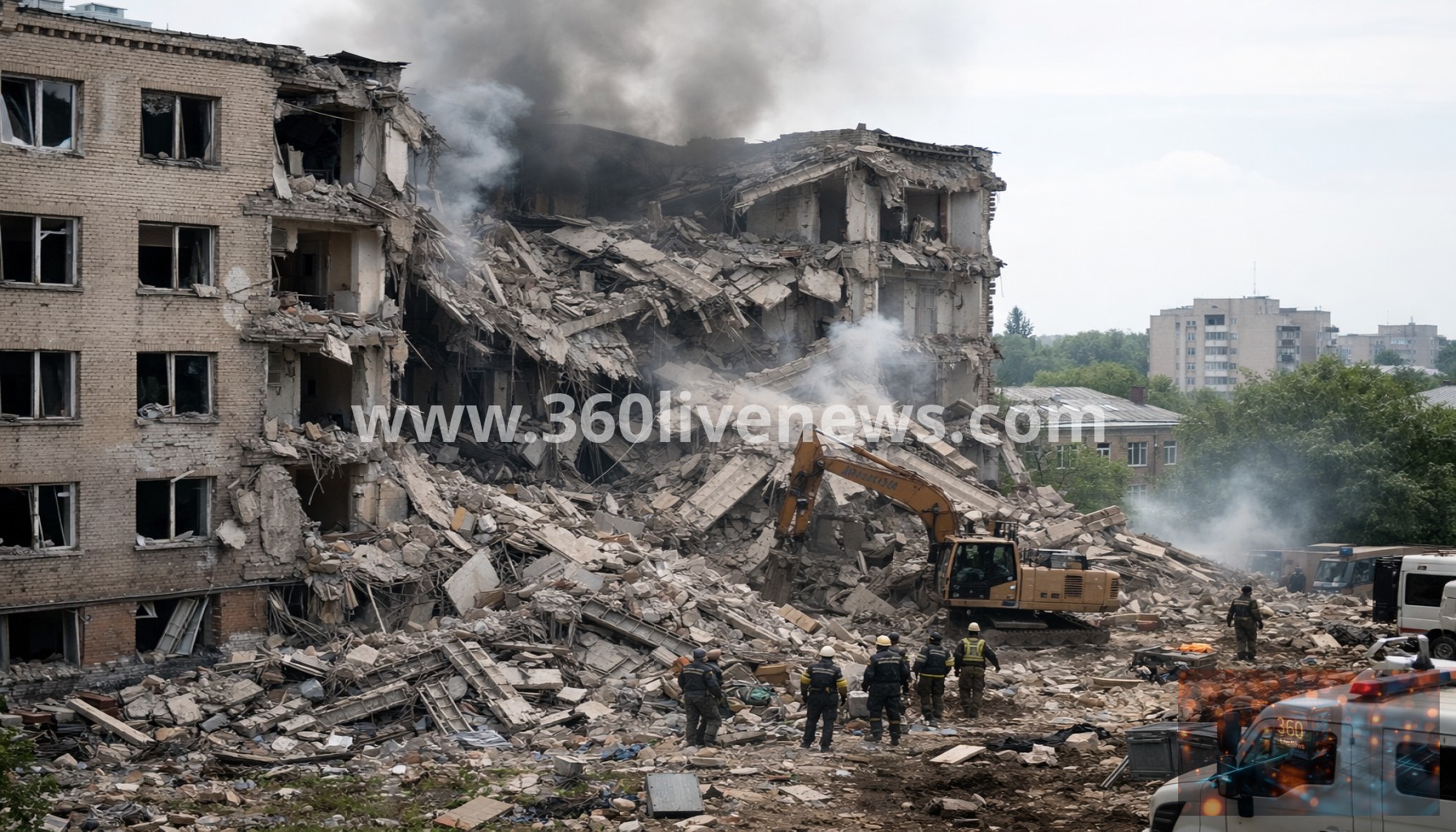 Six killed in drone strike on college dormitory in Russian-occupied Starobilsk