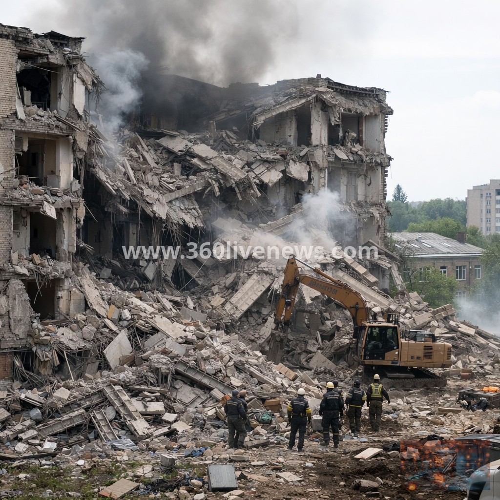 Six killed in drone strike on college dormitory in Russian-occupied Starobilsk