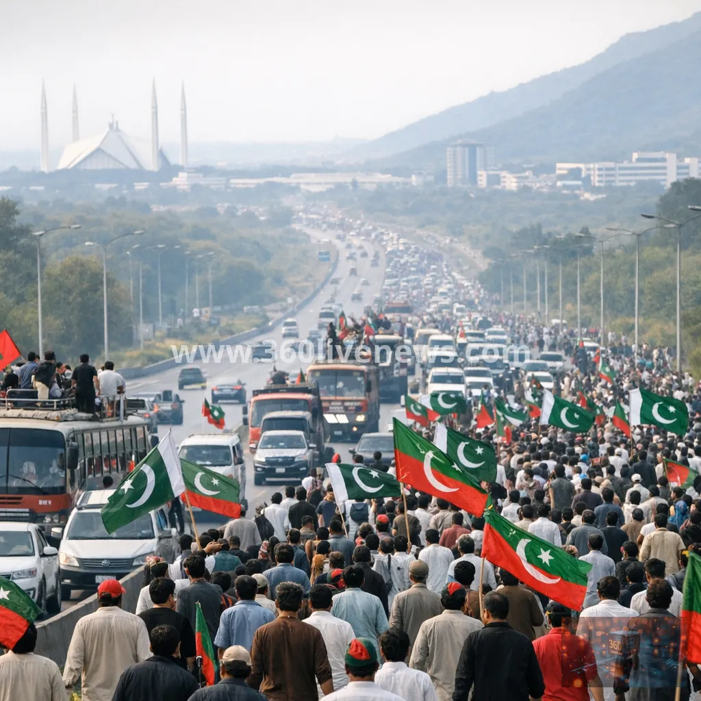 Pakistan PTI launches mass rally toward Islamabad after talks fail