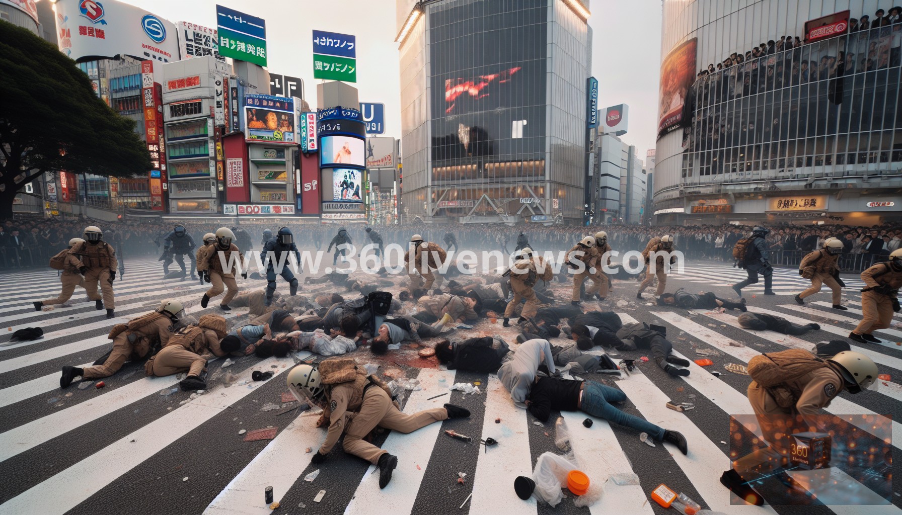 Viral video of incident at Shibuya Crossing sparks public outrage and discussions on safety in crowded spaces