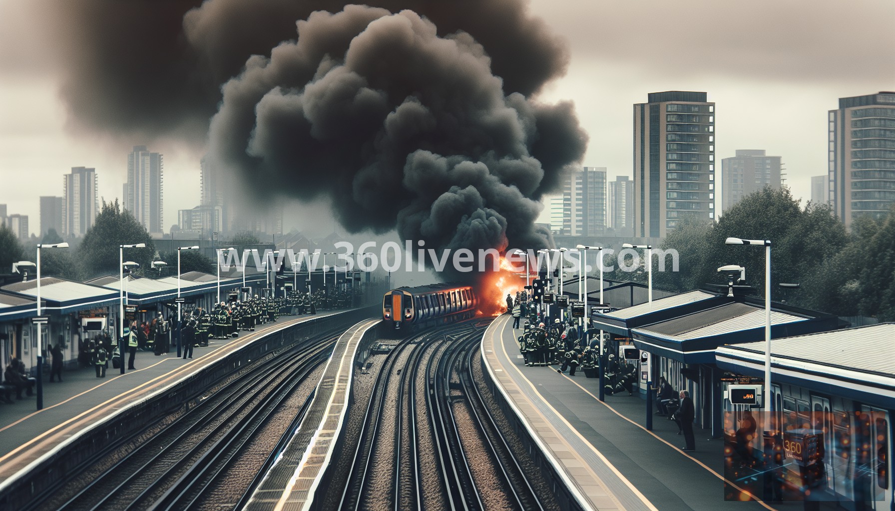 Fire near Glasgow Central railway station causes service cancellations and station closure