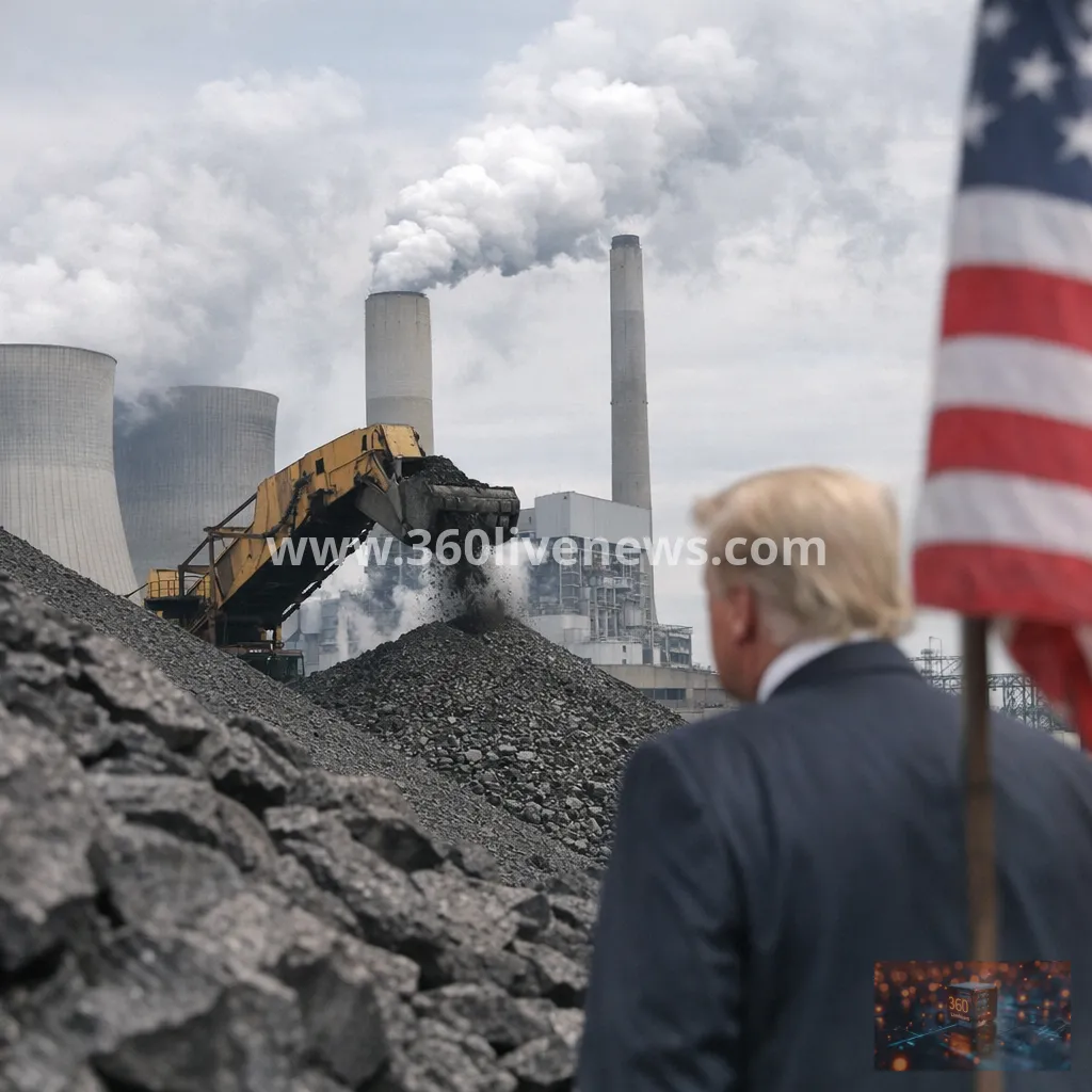 Trump announces $700m coal package using wartime powers