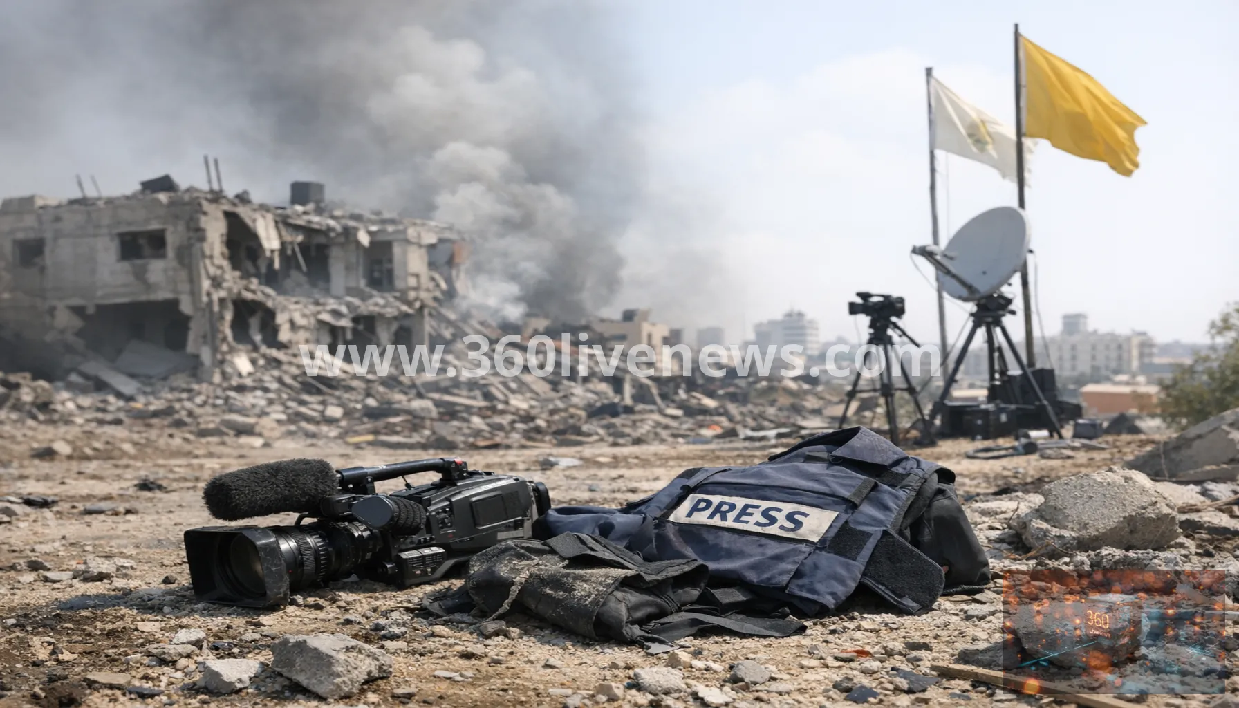 Al Jazeera cameraman Ahmed Wishah killed in Israeli strike in central Gaza