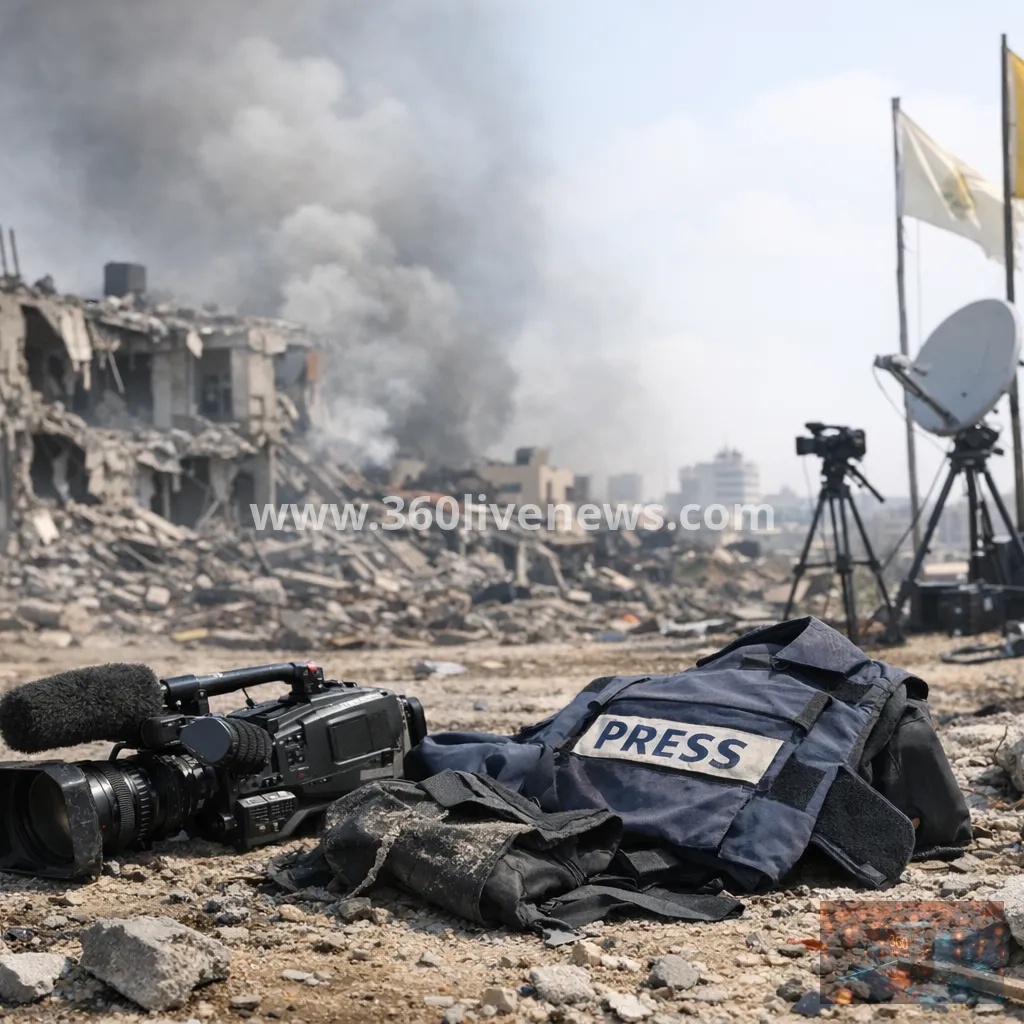 Al Jazeera cameraman Ahmed Wishah killed in Israeli strike in central Gaza