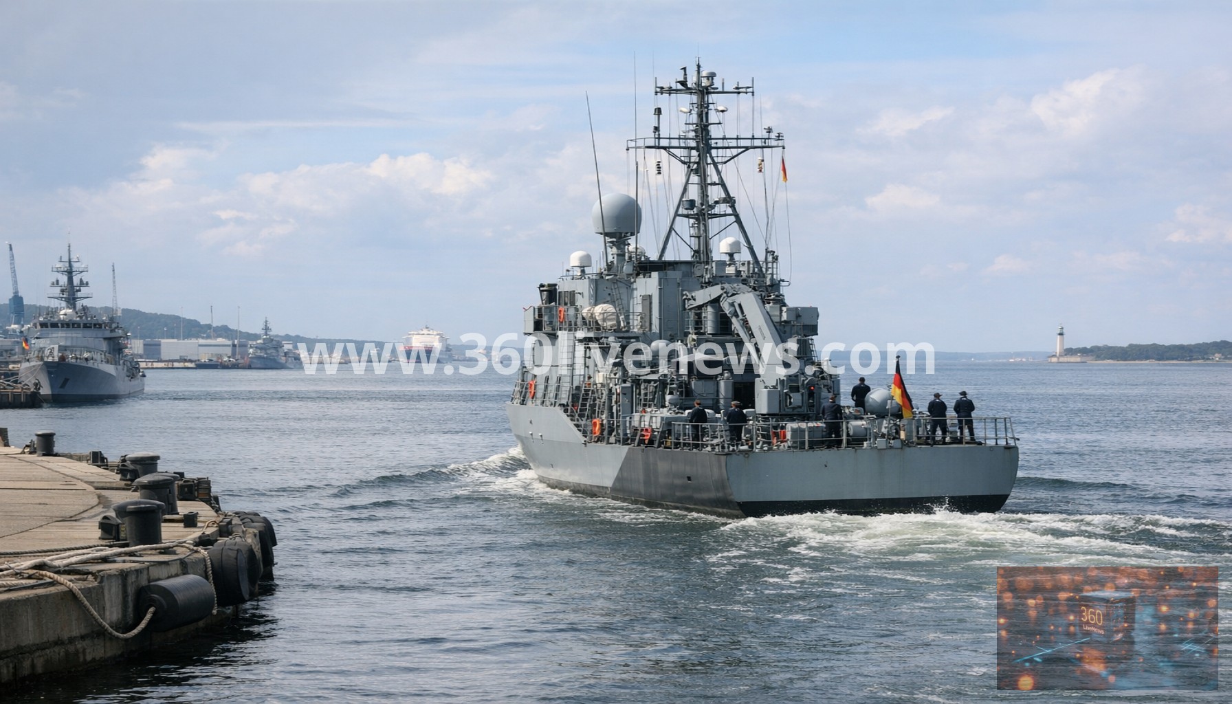 German minehunter heads to Mediterranean for possible Hormuz mission