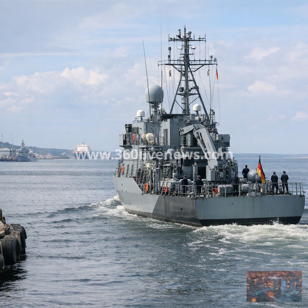 German minehunter heads to Mediterranean for possible Hormuz mission