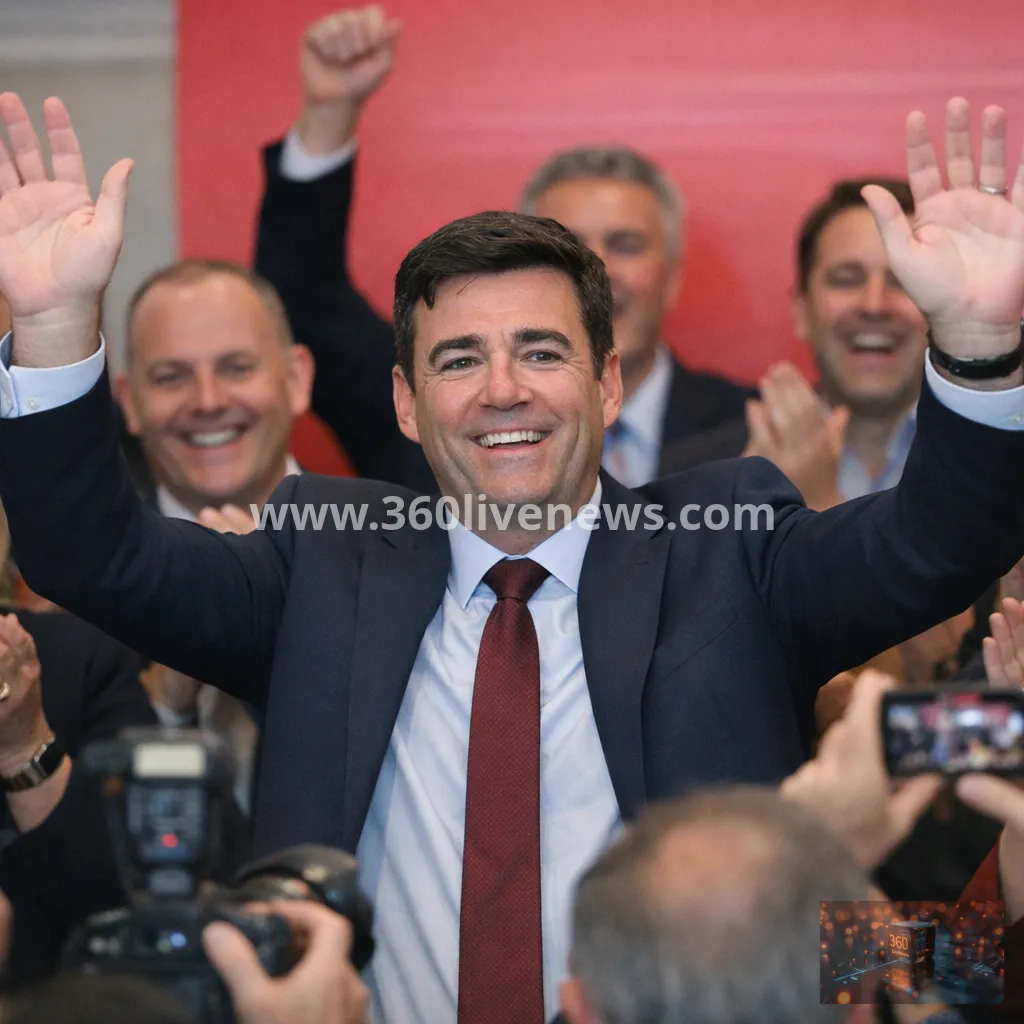 Andy Burnham secures Labour backing in bid to become UK prime minister