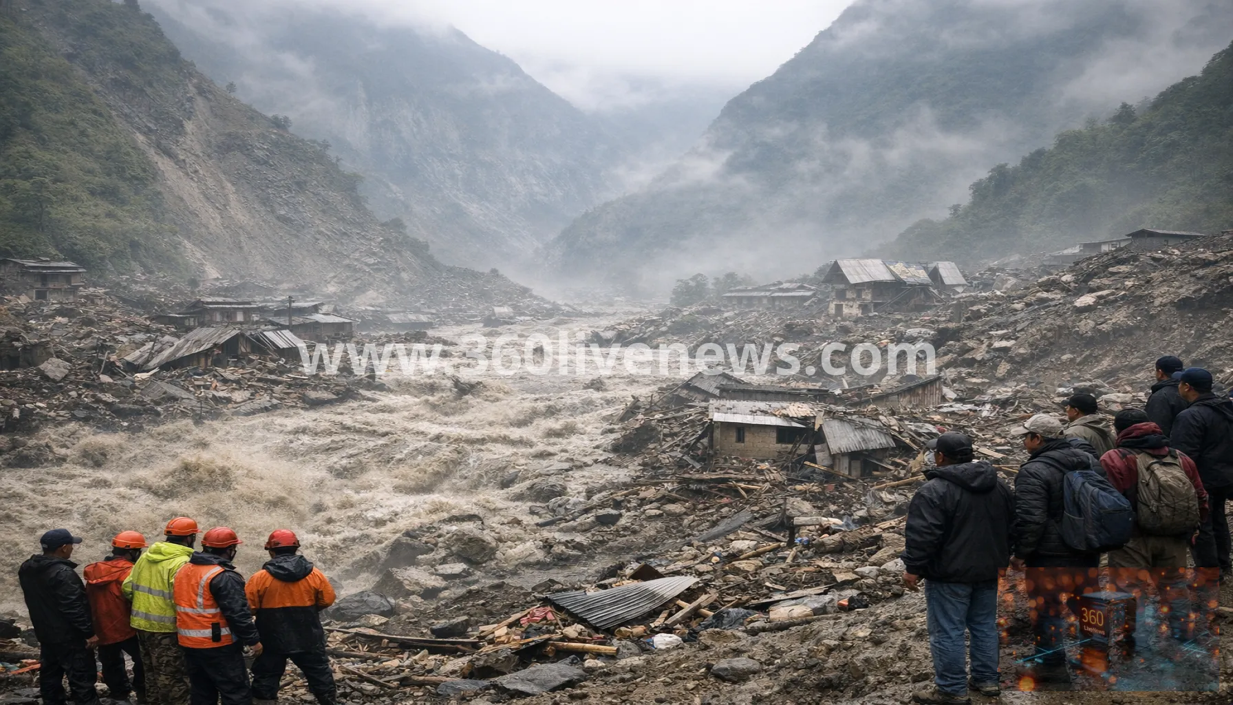 Nepal-Tibet border flood death toll rises as more than 1,300 remain missing