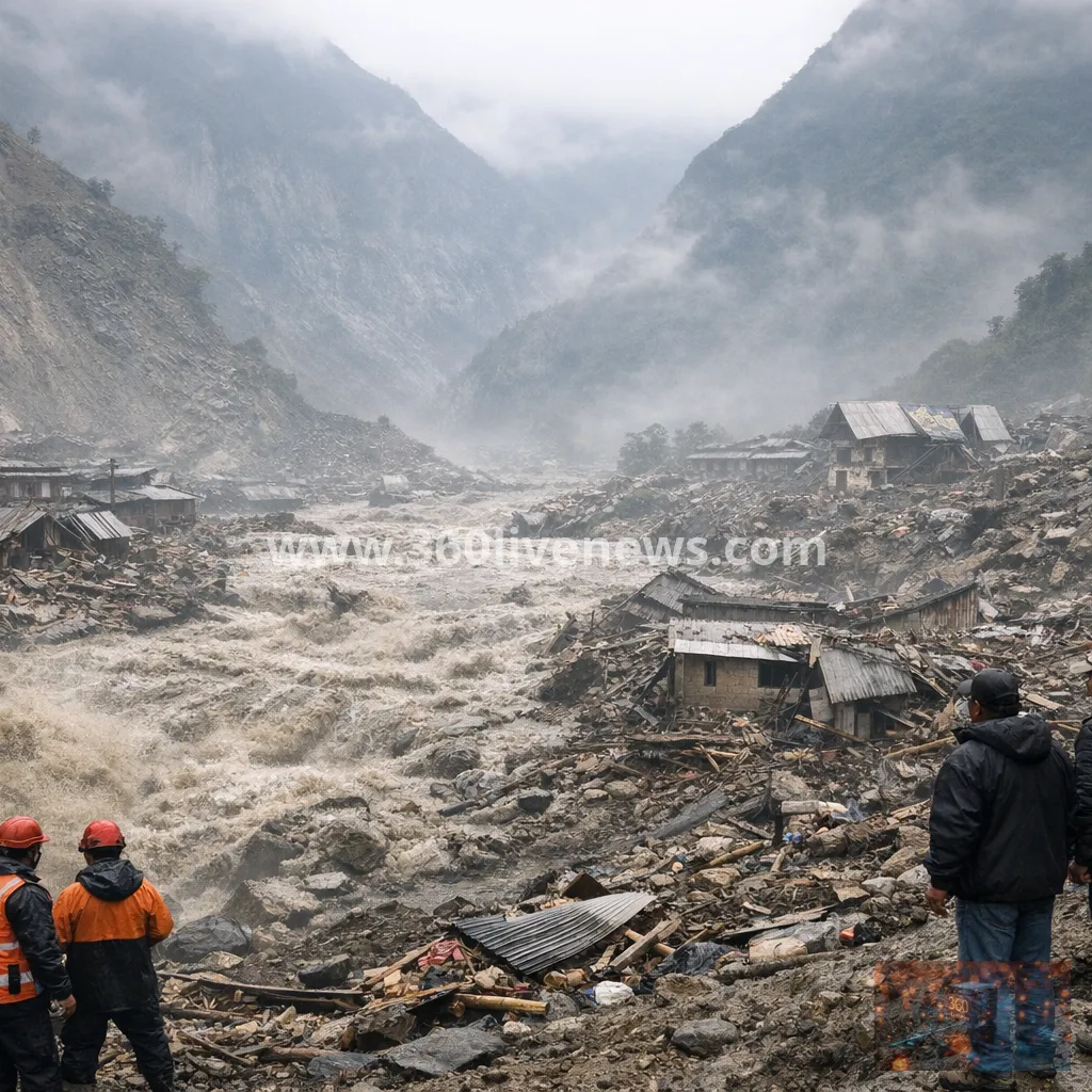 Nepal-Tibet border flood death toll rises as more than 1,300 remain missing