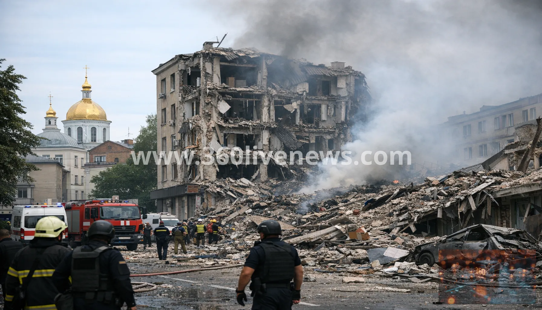 Russian glide bomb strike kills at least four in Sumy, including a child