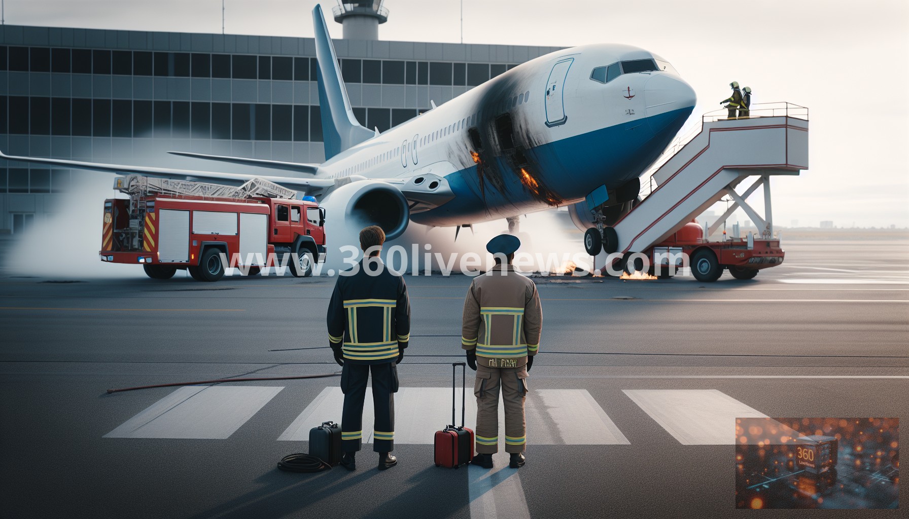 Two Air Canada pilots killed and 41 injured in aircraft collision with fire truck at LaGuardia Airport