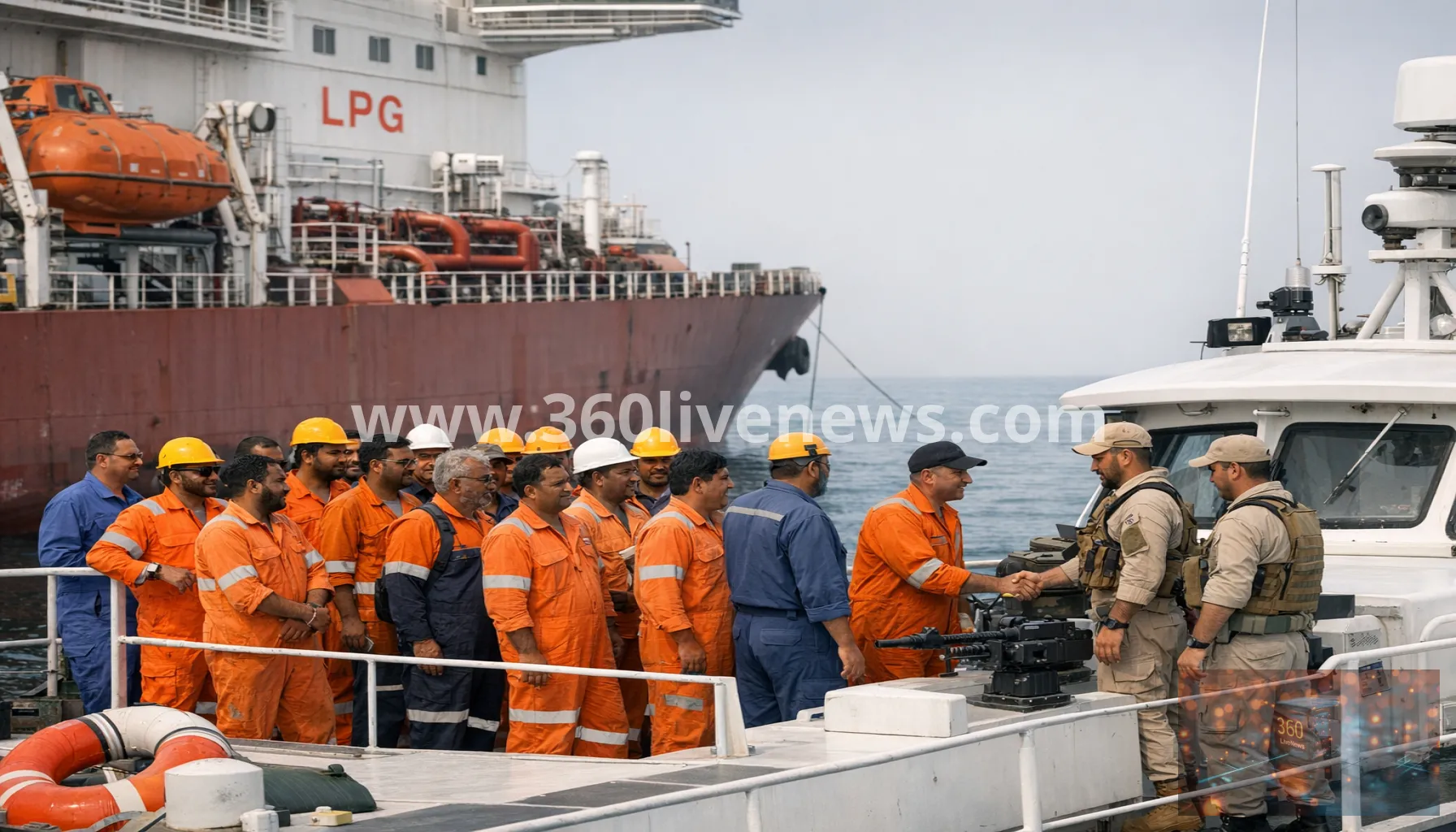 Indian Embassy Confirms All 28 Crew Safe After Attack on LPG Tanker Disha in Iranian Waters
