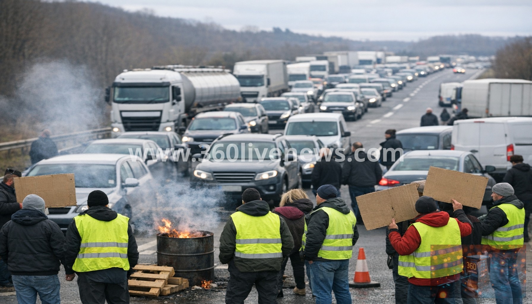 Protests over rising fuel prices enter fourth day in Ireland and Norway, causing major disruptions and fuel shortages