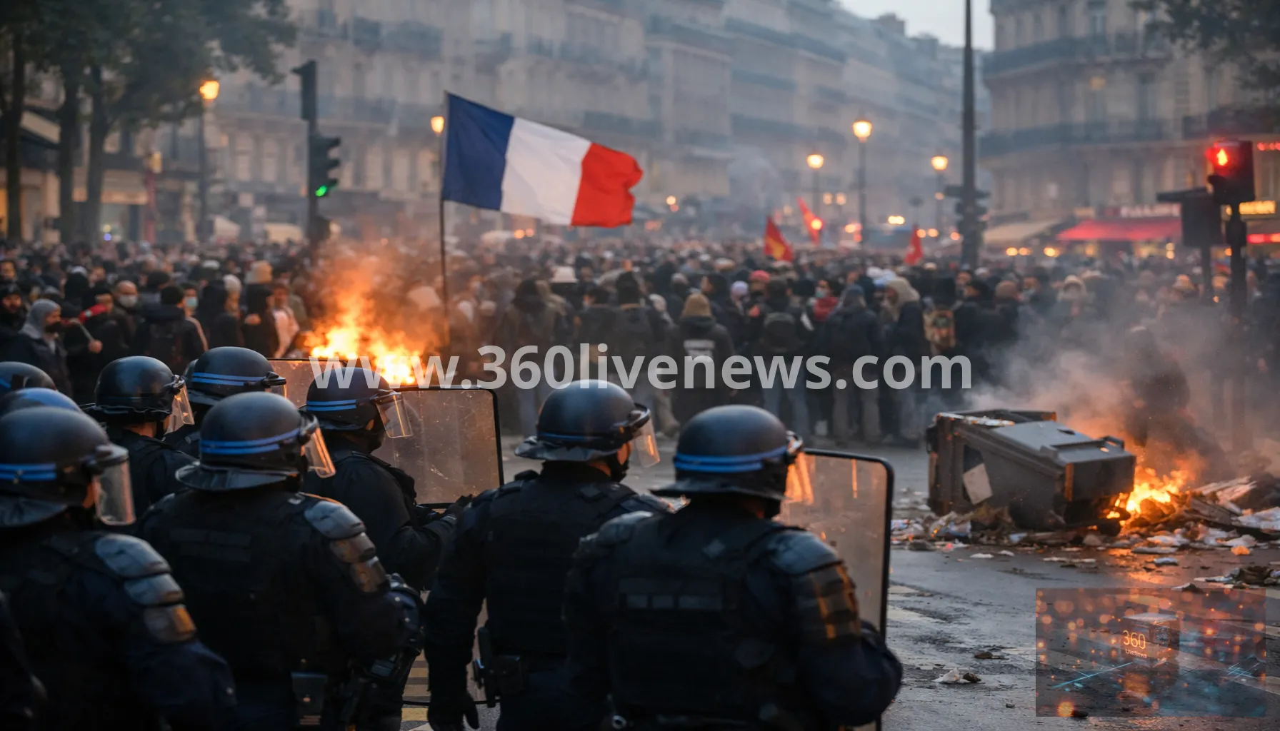 Almost 1,000 arrested as clashes follow another day of mass protests across France
