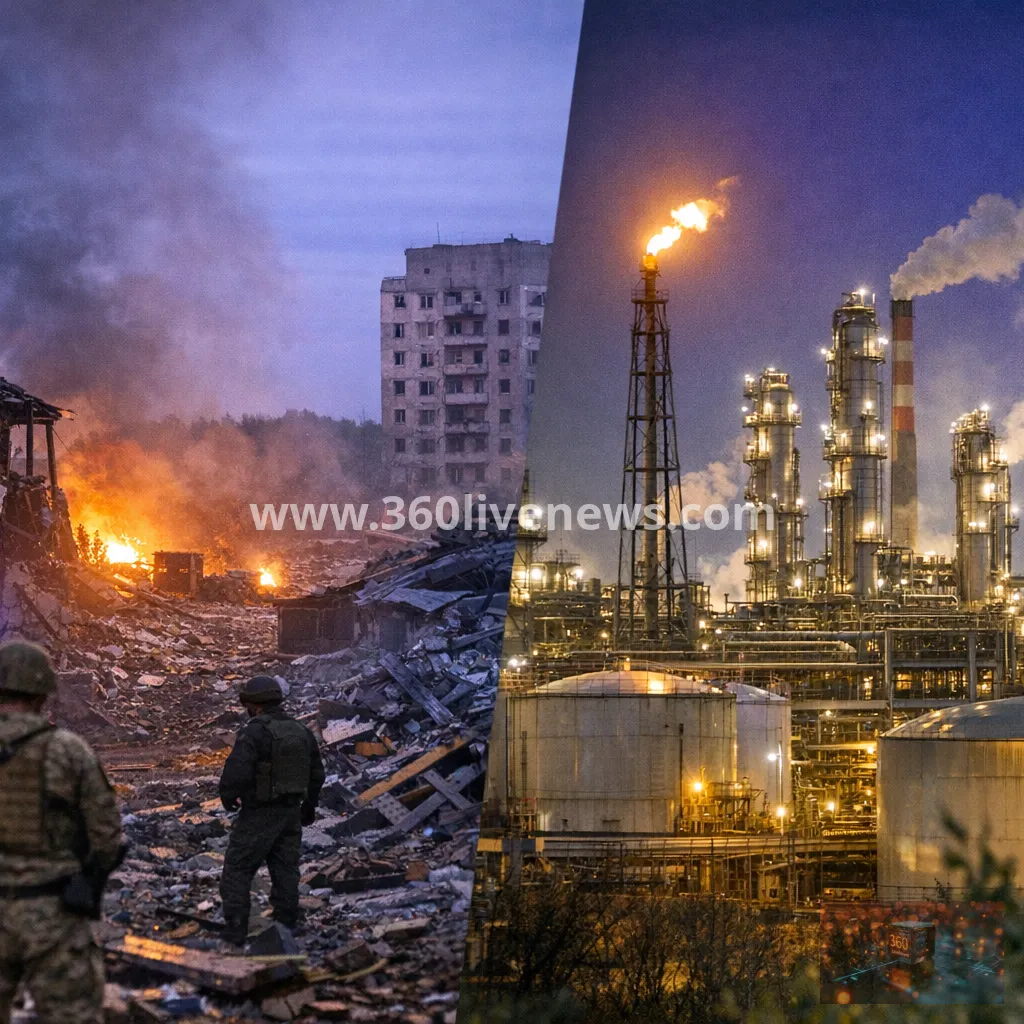 Ukraine says it struck Russia's Ufa oil refinery again and hit missile-components plant in Penza