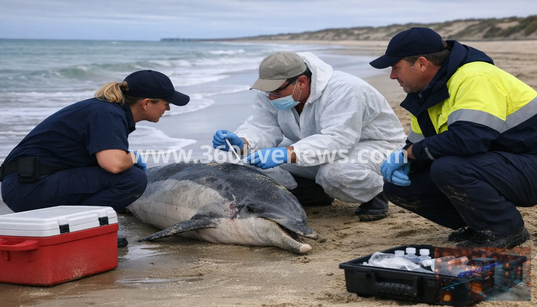 Australia confirms first H5N1 bird flu detection in a dolphin found at Goolwa