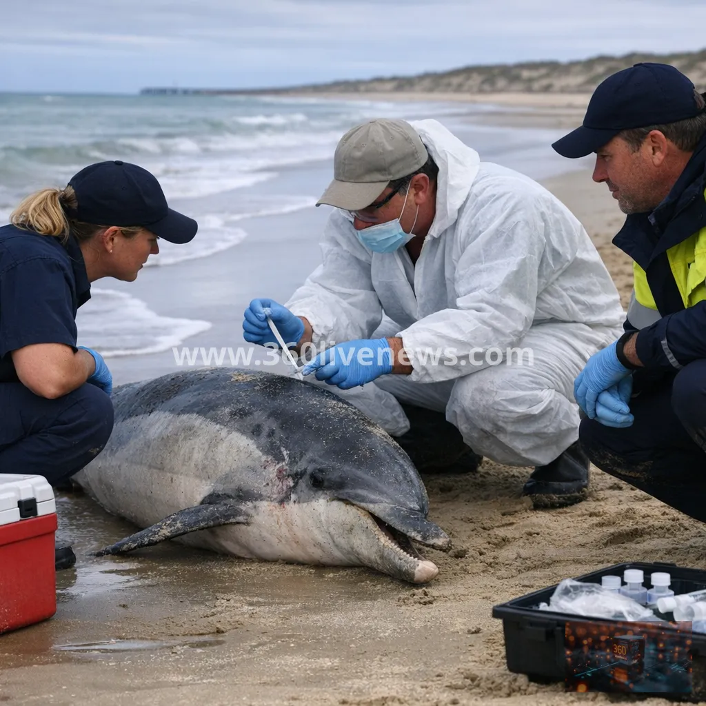 Australia confirms first H5N1 bird flu detection in a dolphin found at Goolwa