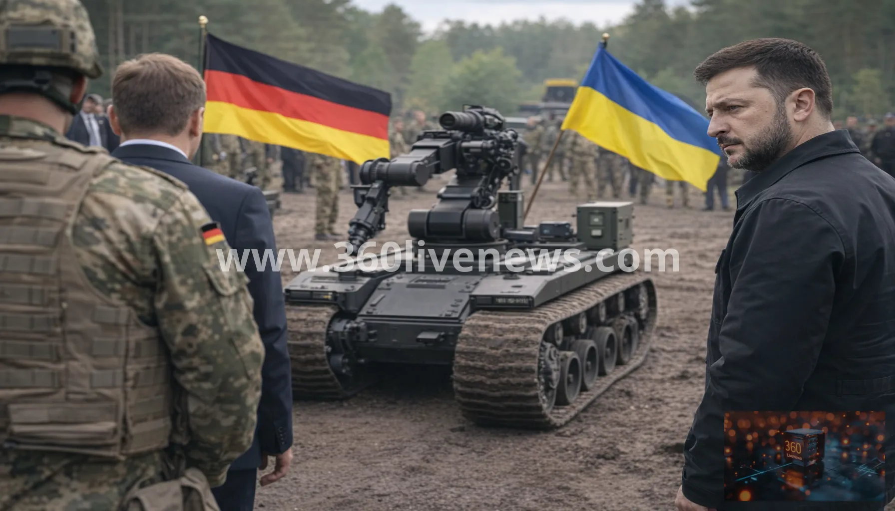Germany and Ukraine test armed ground robot for frontline deployment