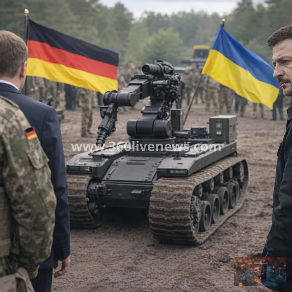 Germany and Ukraine test armed ground robot for frontline deployment