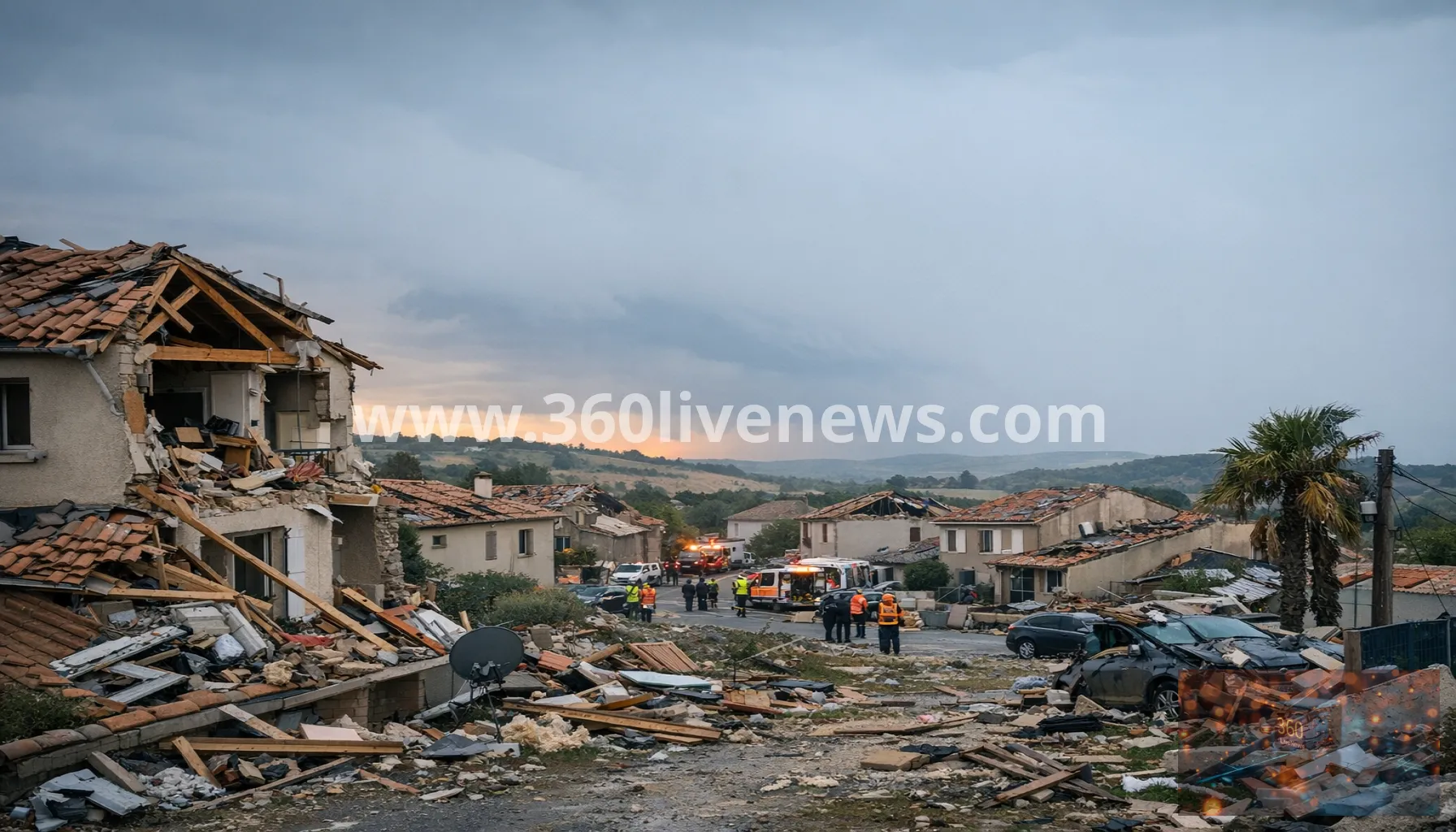Tornado injures 41 and damages about 300 homes in southwest France