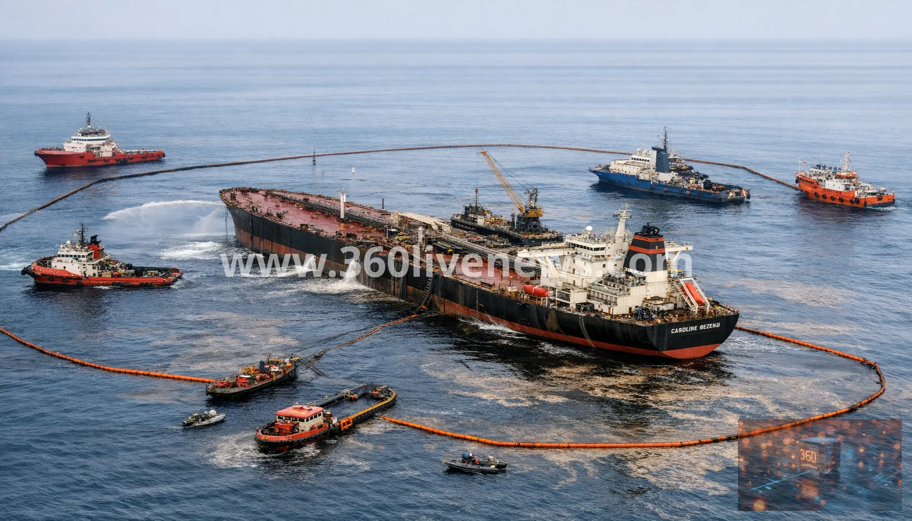 Oil spill off Oman widens as salvage work begins on tanker