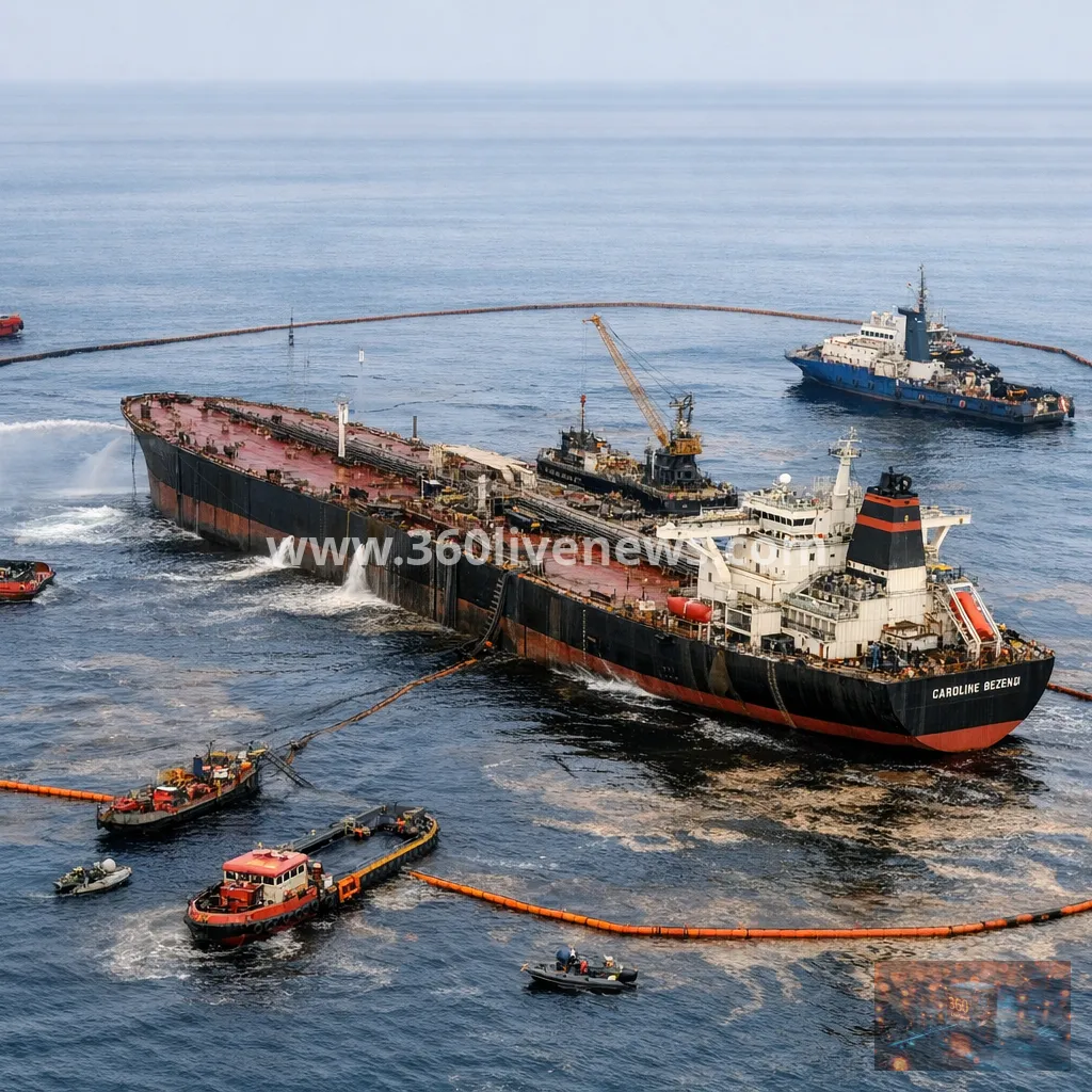 Oil spill off Oman widens as salvage work begins on tanker