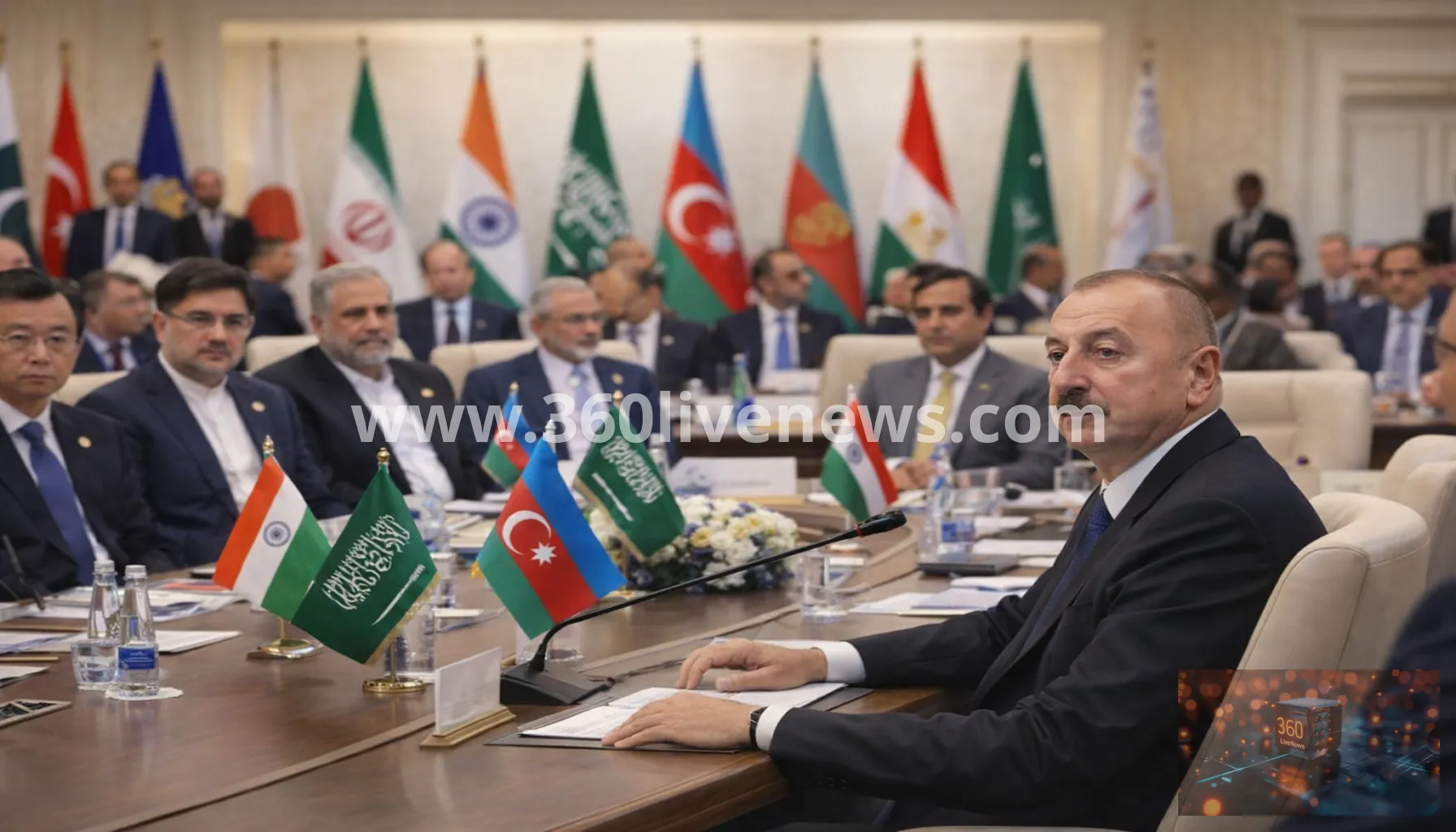 Azerbaijan hosts rare Baku summit bringing together rival Middle East and Asian leaders