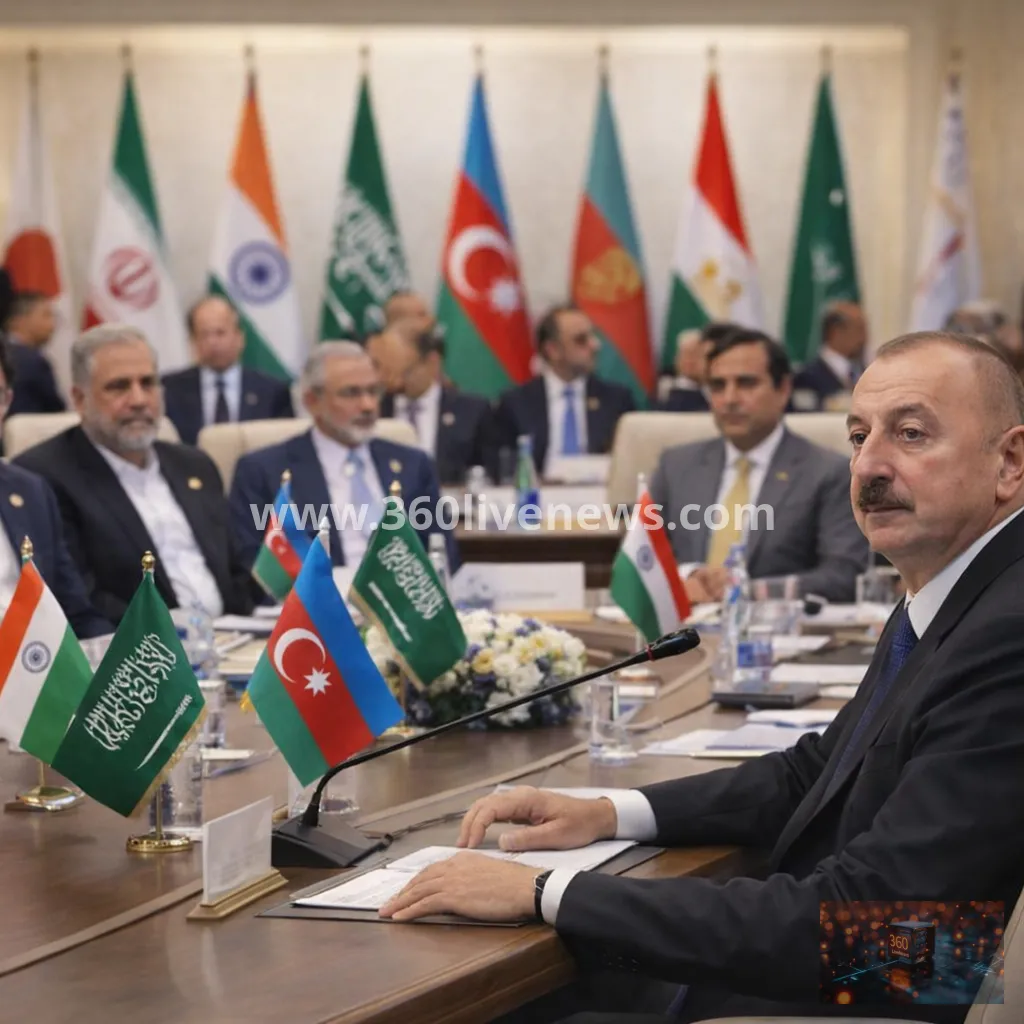 Azerbaijan hosts rare Baku summit bringing together rival Middle East and Asian leaders