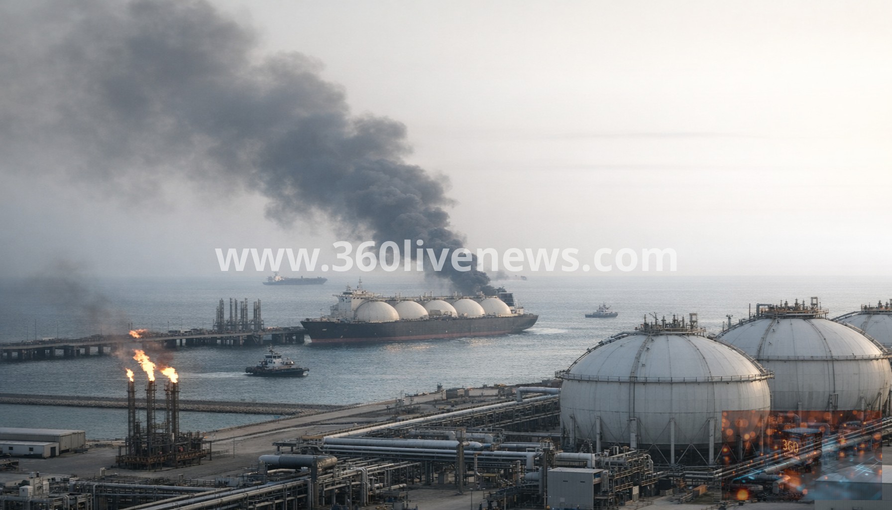 Iranian attacks disrupt Qatar's gas exports and economic plans