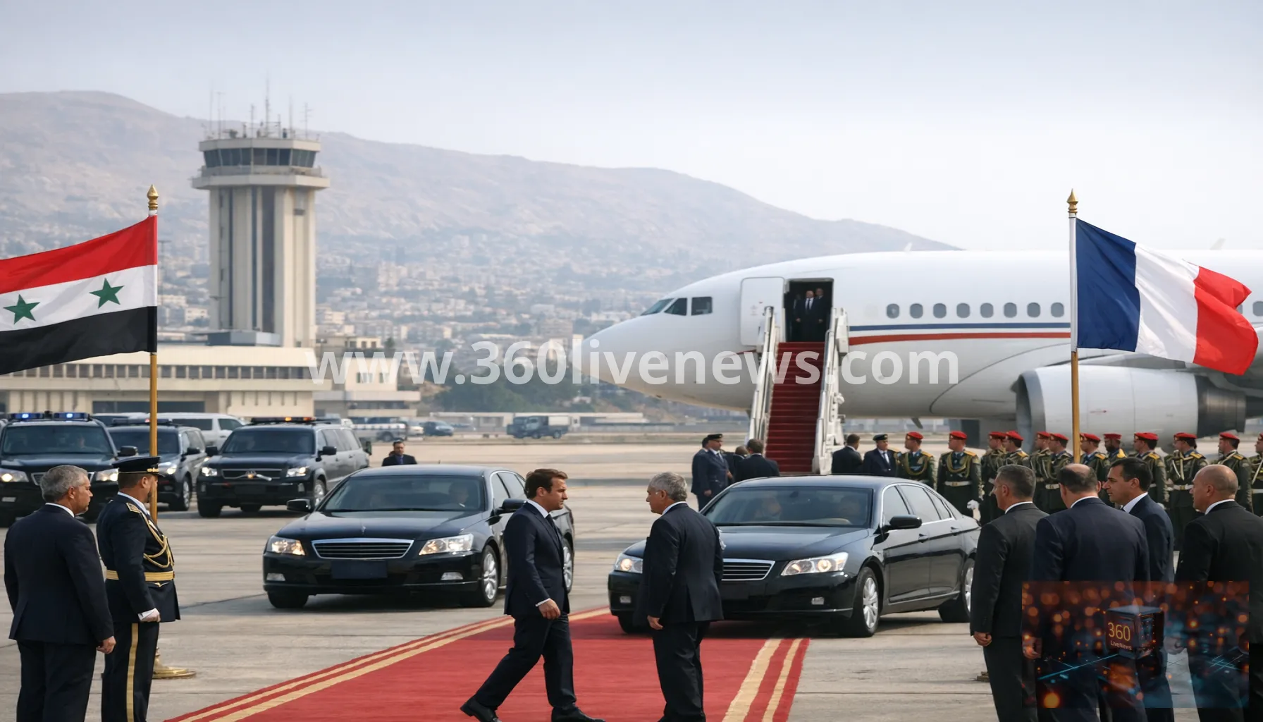 Macron arrives in Syria for talks with al-Sharaa ahead of NATO summit in Turkiye