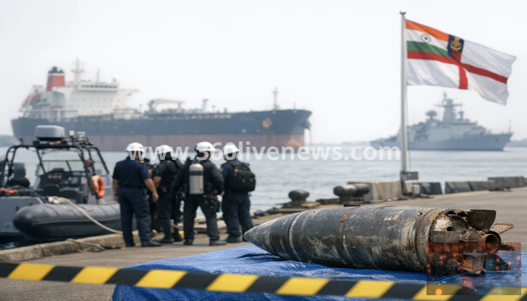Indian Navy removes unexploded warhead from Kochi-bound tanker after Oman incident