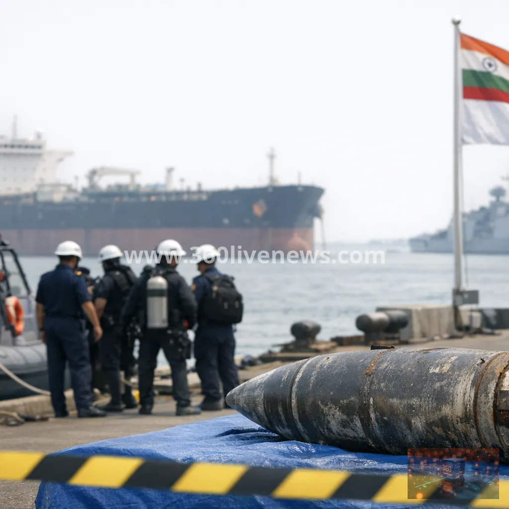 Indian Navy removes unexploded warhead from Kochi-bound tanker after Oman incident
