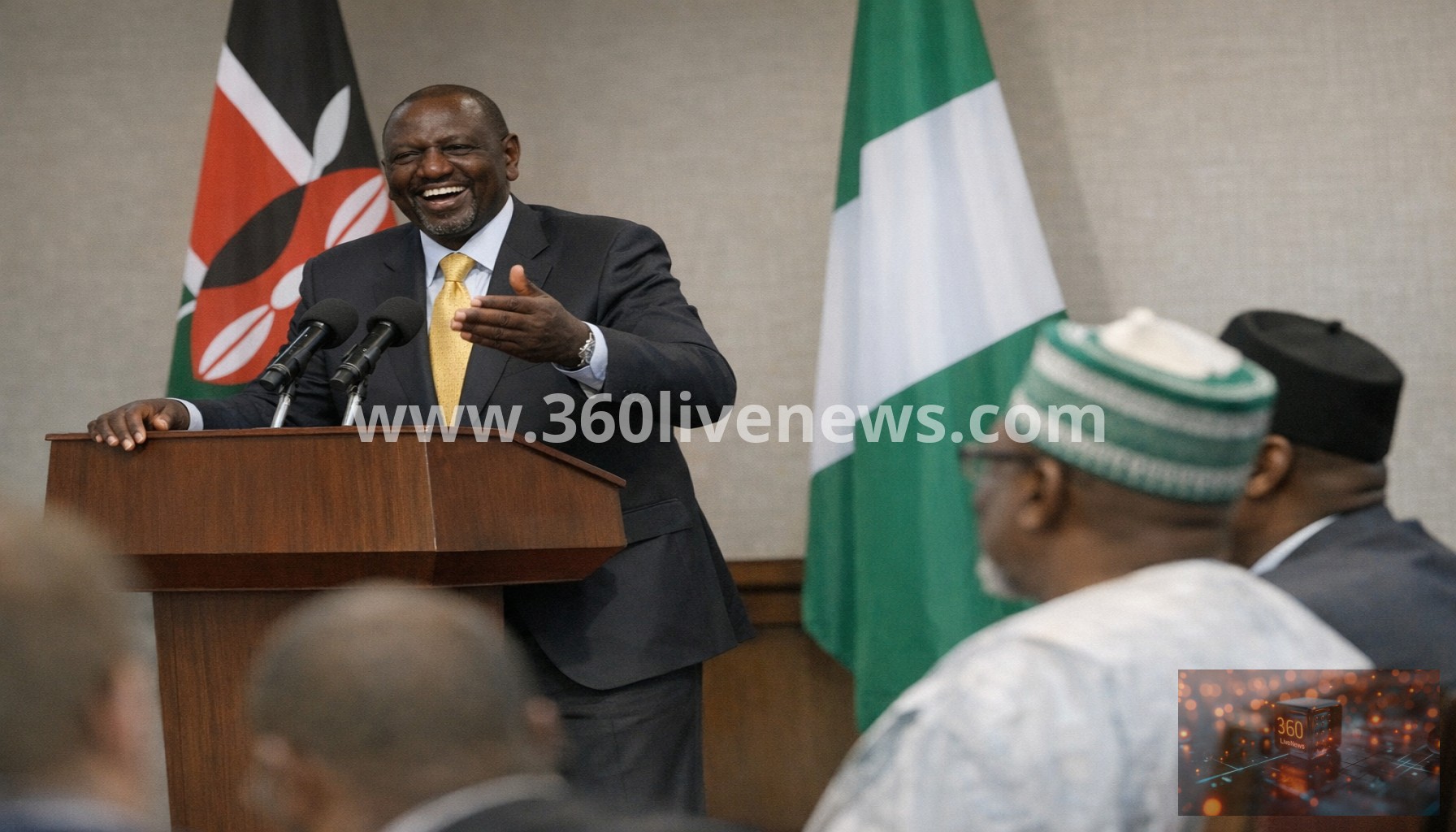 Kenyan President mocks Nigerian English, sparking backlash