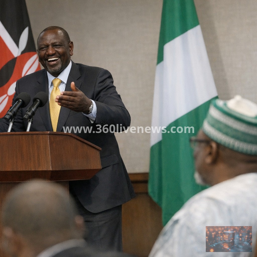 Kenyan President mocks Nigerian English, sparking backlash