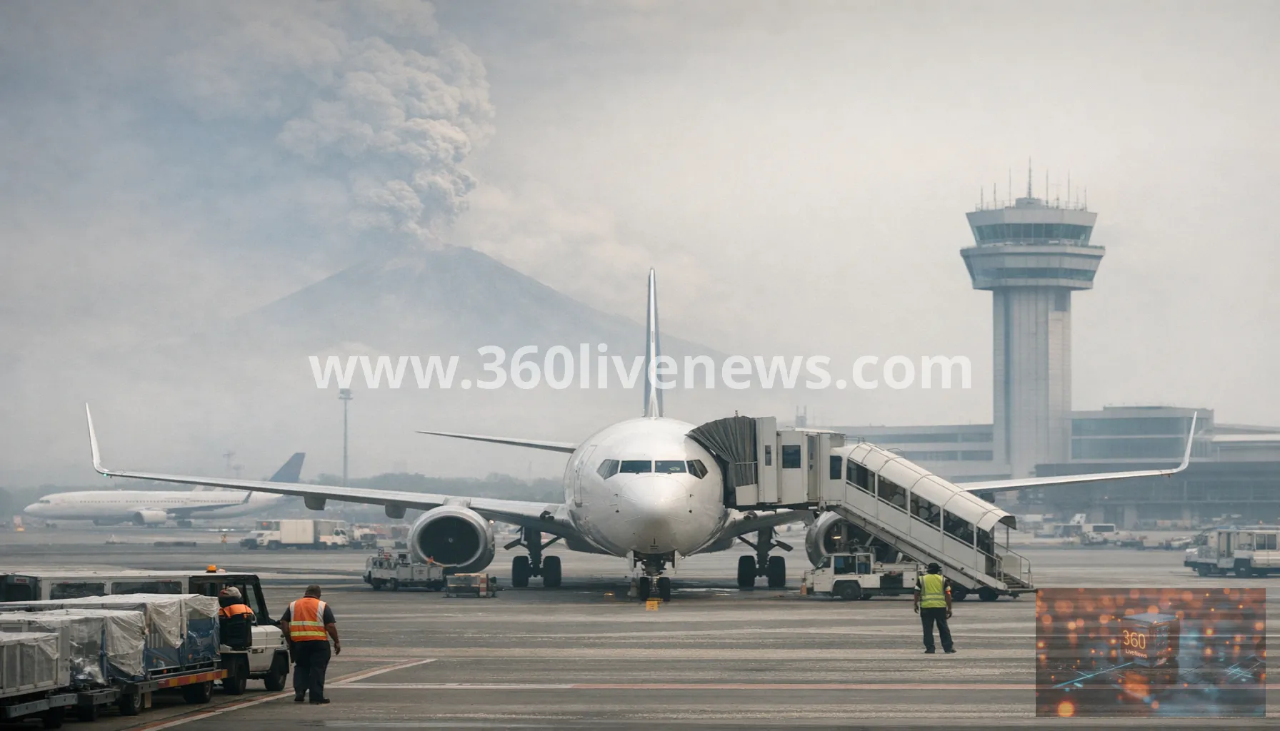 Indonesia airports reopen as ash from Anak Krakatau eruption spreads across Java and Sumatra