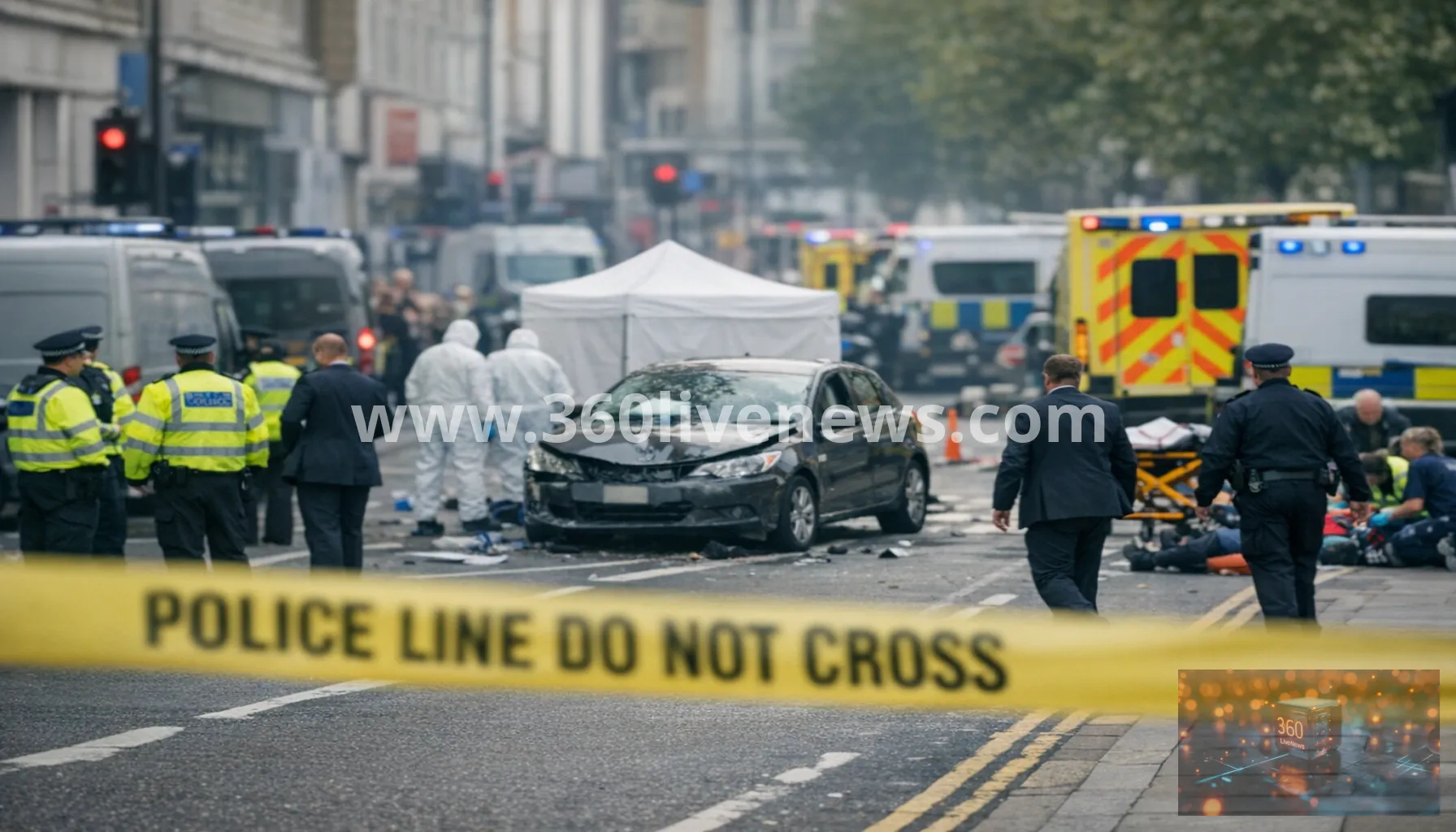 Breaking News: Mass pedestrian collision in west London, driver arrested for attempted murder