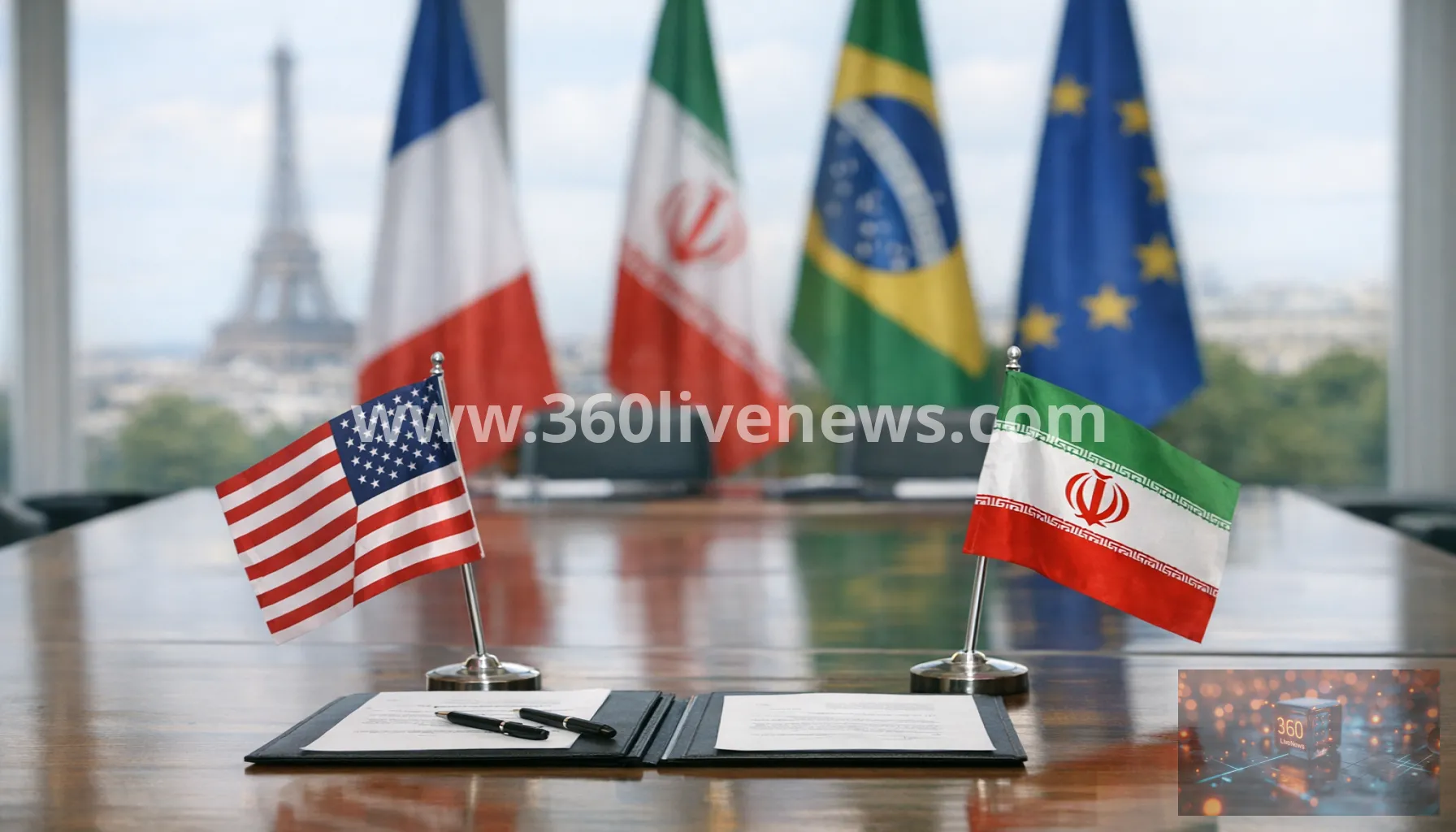 US and Iran sign interim memorandum in France as Brazil urges compliance and end to attacks