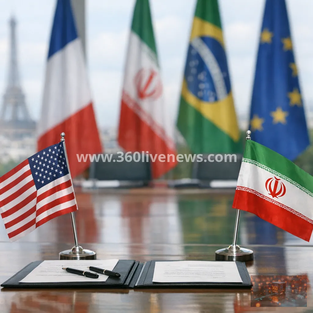 US and Iran sign interim memorandum in France as Brazil urges compliance and end to attacks