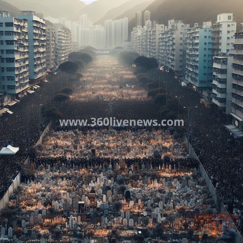 Thousands in Hong Kong observe Ching Ming Festival amid rain, honoring ancestors and remembering victims of Wang Fuk Court fire