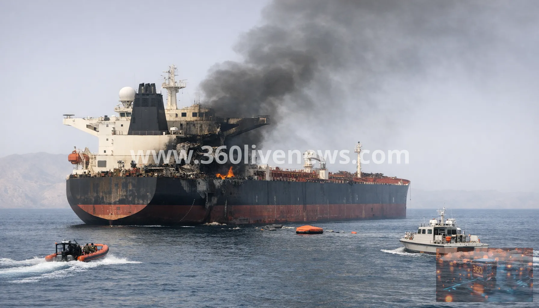 One dead and two missing after missile strike on tanker near Oman