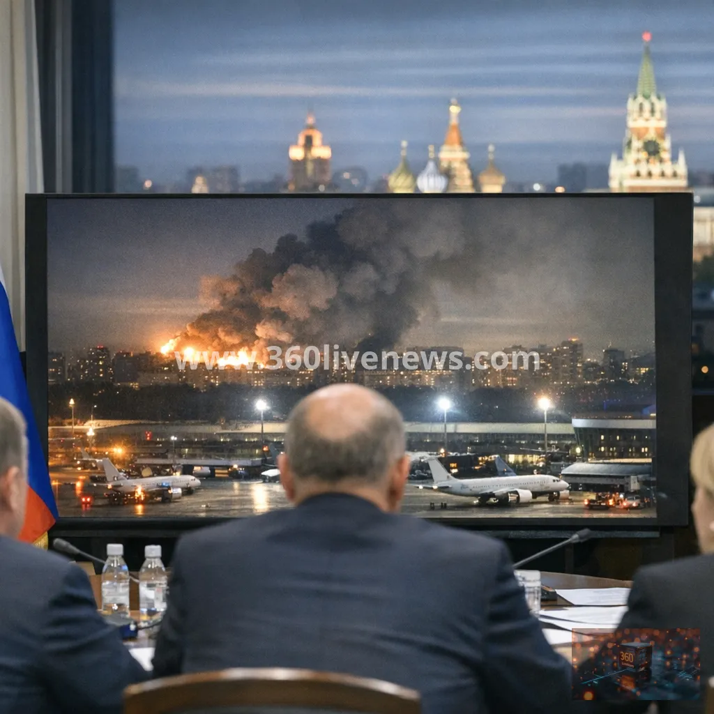 Massive drone attack on Moscow region kills two as damage reports widen