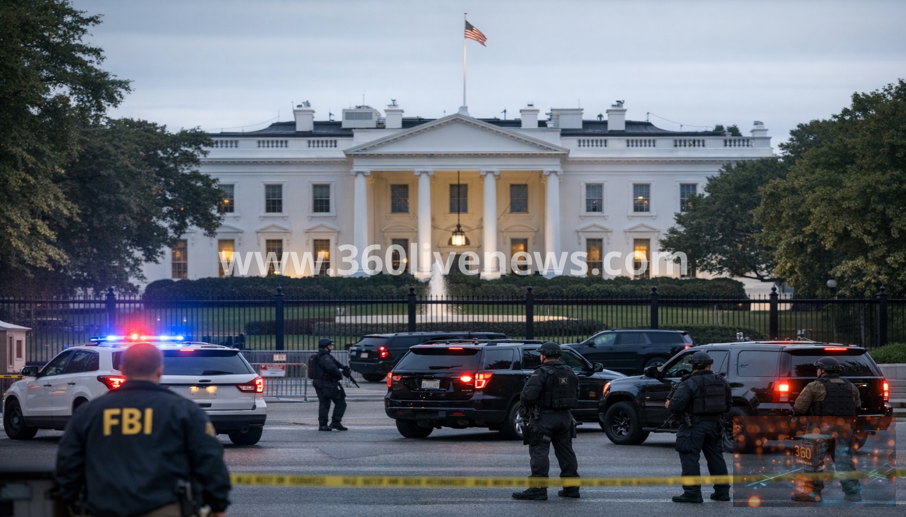 Reports of shots fired near White House prompt police and FBI response in Washington