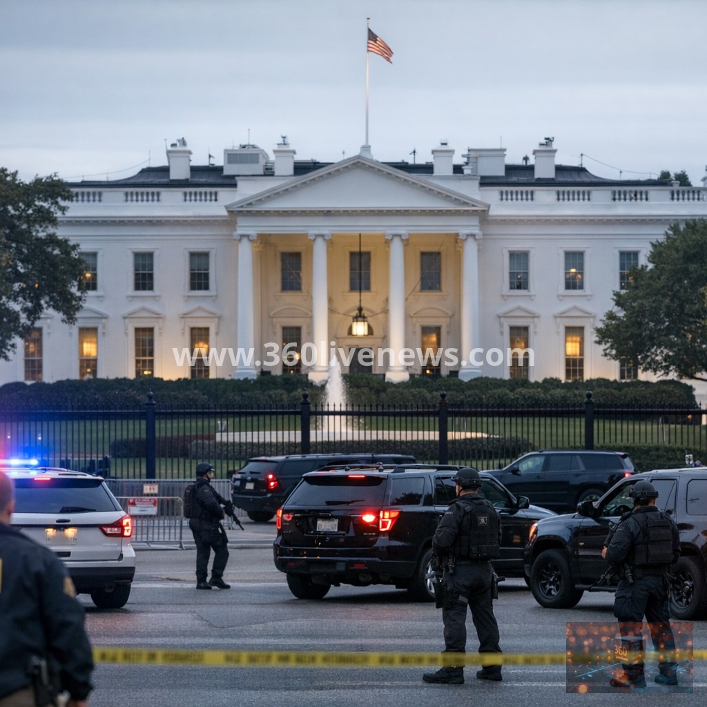 Reports of shots fired near White House prompt police and FBI response in Washington