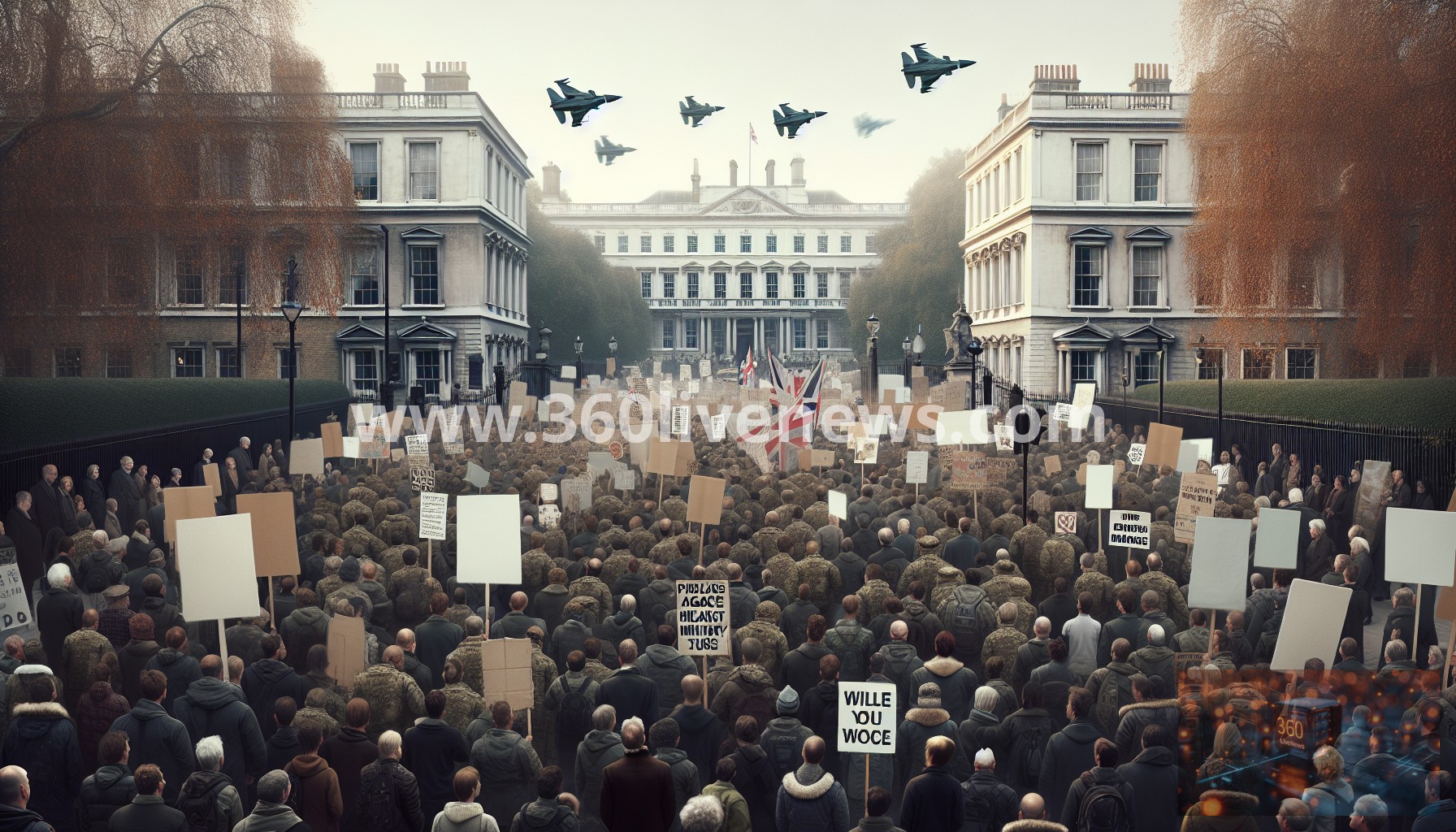 Thousands Protest in London Against Airstrikes in Iran and US-Israel Military Actions