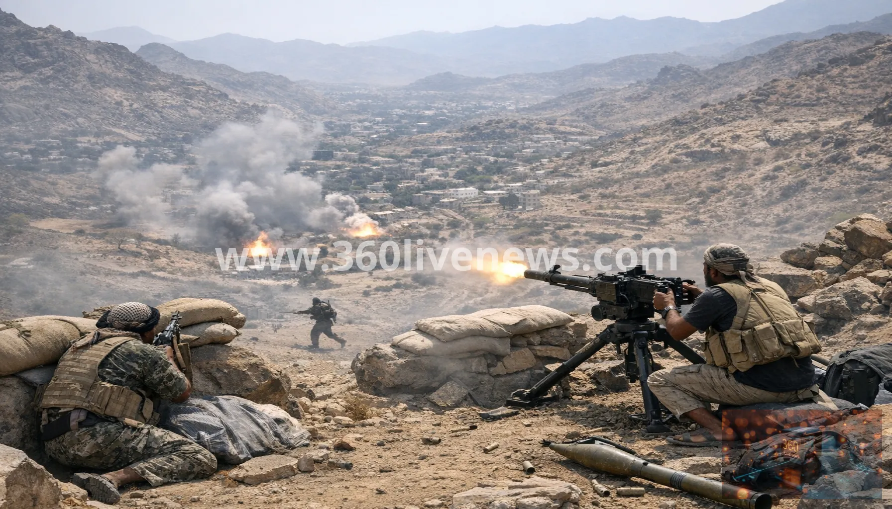 Houthi attacks intensify on frontlines in Yemen's Taiz governorate