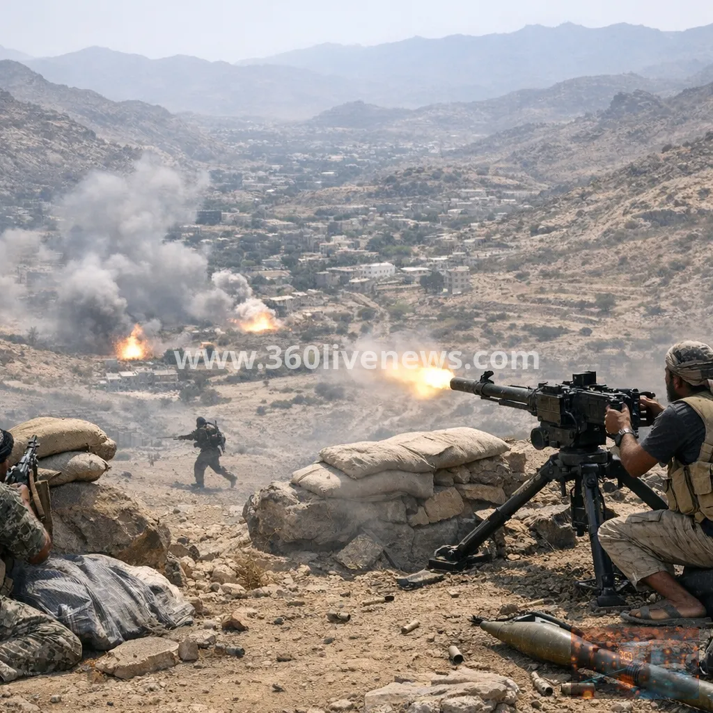 Houthi attacks intensify on frontlines in Yemen's Taiz governorate