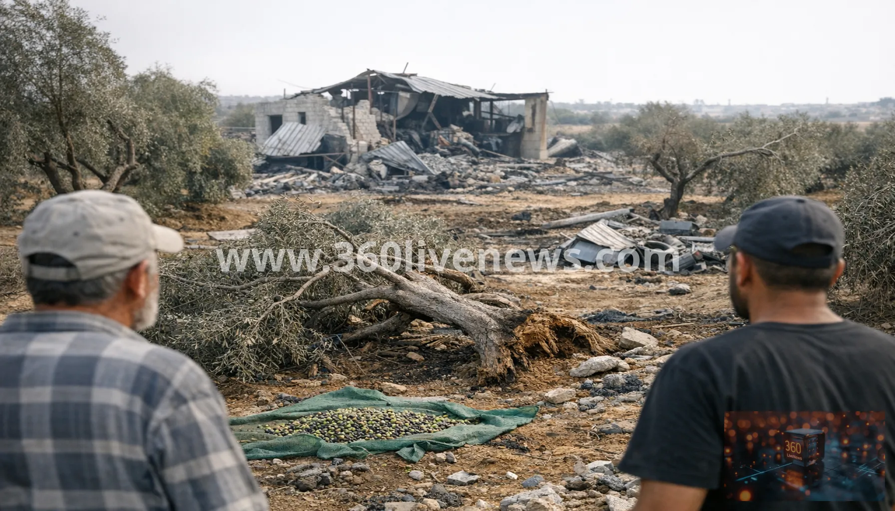 Gaza olive harvest collapses after orchards are destroyed and mills shut down