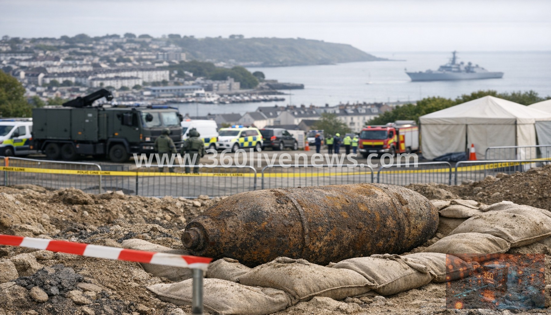 WW2 bomb to be blown up as 1,200 homes evacuated in Plymouth