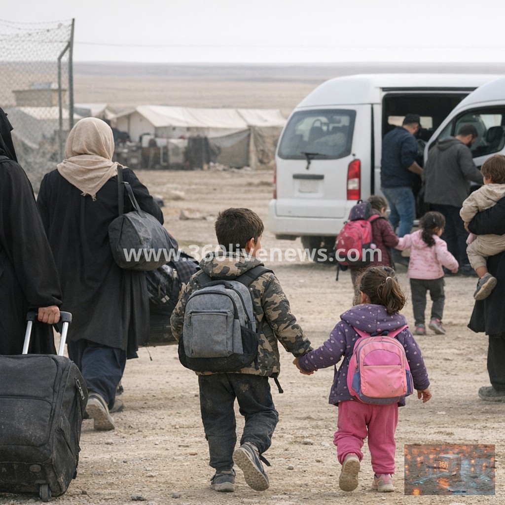 Australian women and children leave Al-Roj camp in Syria for return to Australia