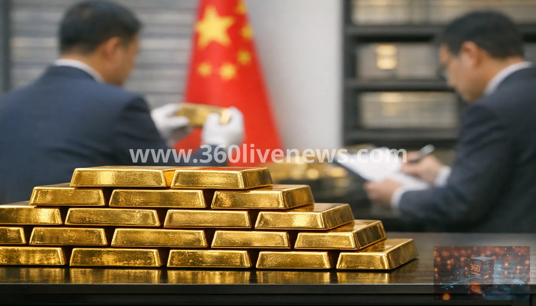 China buys gold for 23rd straight month as reserve strategy shifts